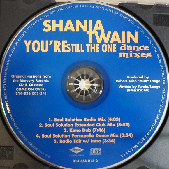 Shania Twain CD - You're Still the One - Dance - Picture 3 of 4